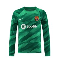 Pánský Fotbalový dres Barcelona Brankářské 2023-24 Domácí Dlouhý Rukáv